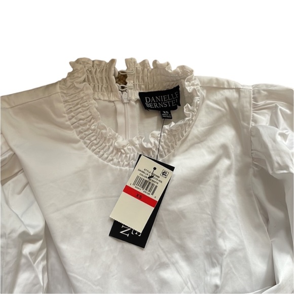 🎉 4x HP 🎉 NWT Danielle Bernstein Puff Sleeve Calf MIDI Dress - Picture 5 of 7